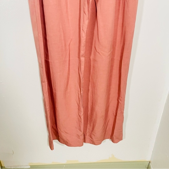 NWT Anthropologie Mare Mare Belted Wide-Leg Trousers Pink - Picture 3 of 9